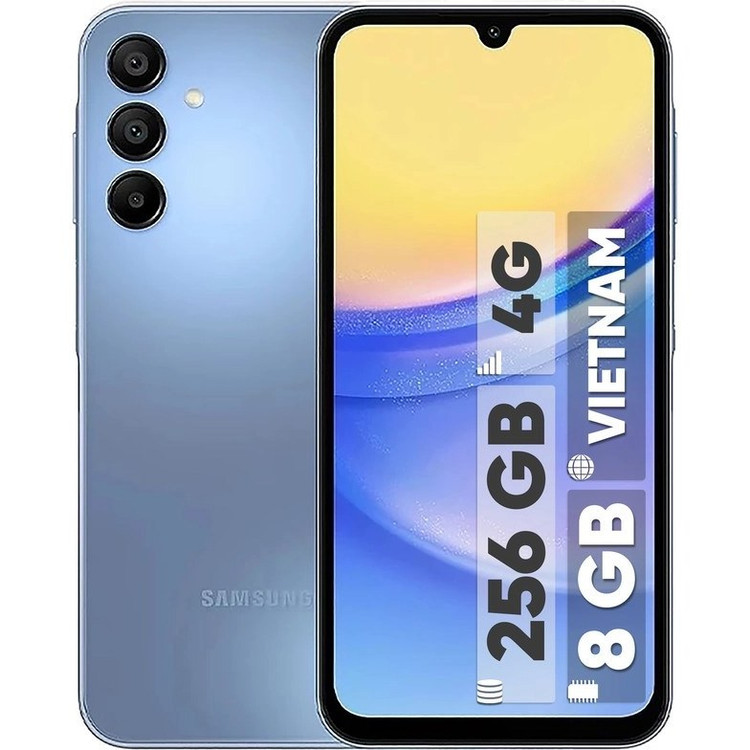 گوشی موبایل سامسونگ مدل Galaxy A15 دو سیم کارت ظرفیت 256 گیگابایت و رم 8 گیگابایت - ویتنام